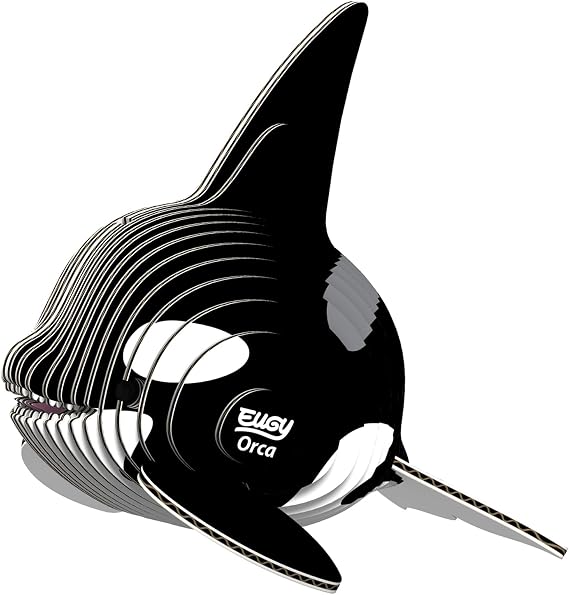 EUGY Orca Eco-Friendly 3D Paper Puzzle 020