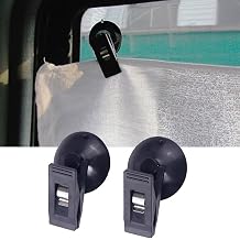Microcase Mandallı Vantuzlu Klips Seti 2in1 - AL5242 (SİYAH)