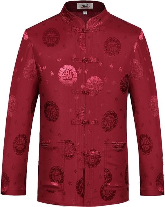 Chinese Tang Suit Brocade Kung Fu Jacket Martial Arts Shirt for Men&Women