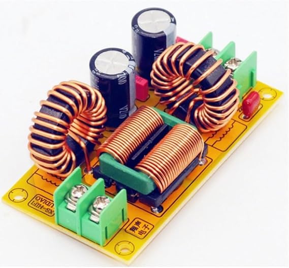 10A 20A DC50V Power Filter, DC LC Filter For EMI Electromagnetic Filter, Vehicle Noise Filter for Auto Car(10A)