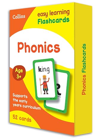 Phonics Flashcards (Collins Easy Learning Preschool)