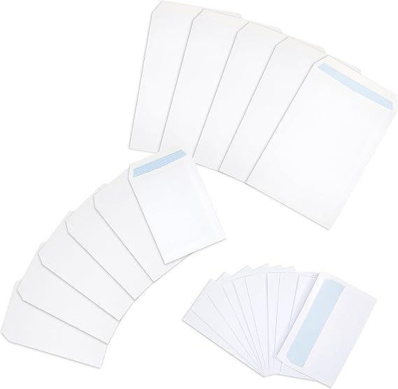 Postmaster A5, DL, A4 White Envelopes