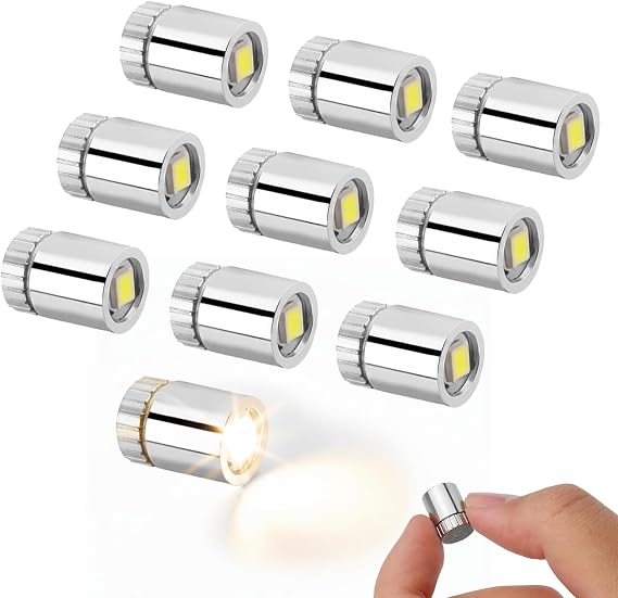 Mini LED Lights 10 Pack, Warm White Dollhouse & Miniature Lighting [Energy Class A+]