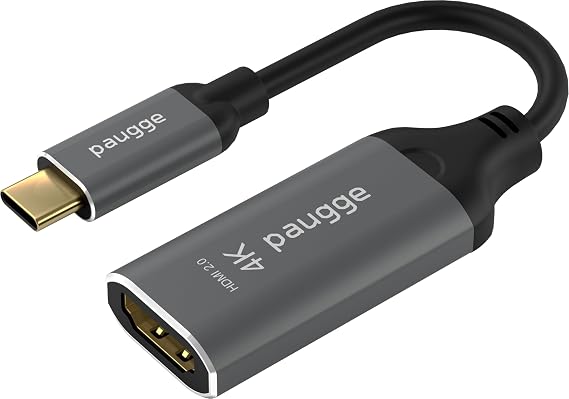 Paugge Thunderbolt 4/3 Destekli 4K 60Hz HDR HDCP 2.2 USB C to Hdmi Adaptör (CHD20B-ADP)