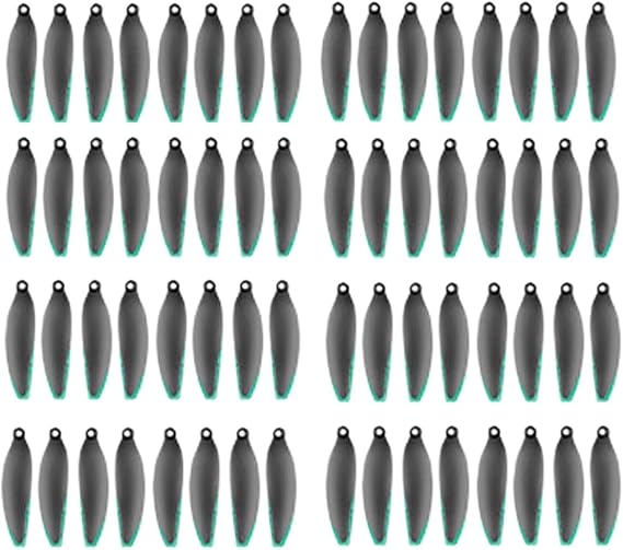 Maple Leaf Style Propeller Set, 8 Sets (64 Pieces), Compatible with LSRC XT709 GPS Foldable Brushless RC Quadcopter Drone