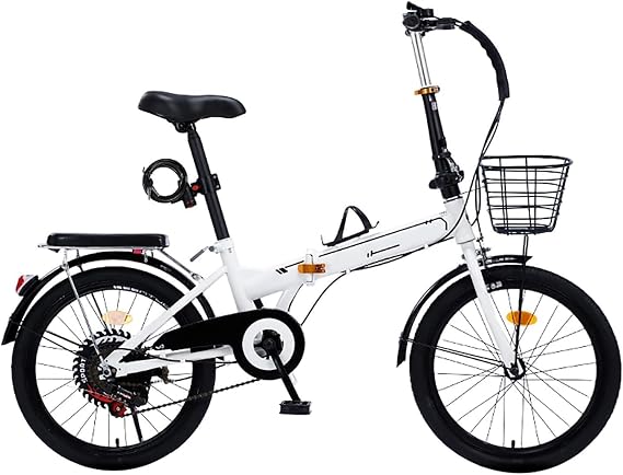 Foldable Bicycle 7 Speed - 20/22 Inch Folding Bike for Adults, Ideal for City and Camping Use