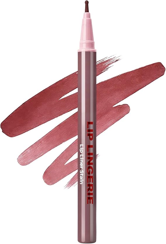 Erinde Permanent Lip Liner, Lip Liner & Lip Liner 2 in 1, Creamy Texture & Transfer Proof, Precise Tip & Stain Effect, Perfect Base for Lipsticks #07