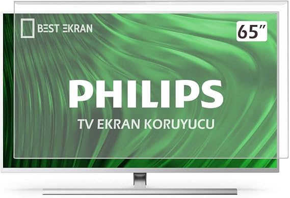 65OLED809 TV EKRAN KORUYUCU - 65 inç 4K Ambilight oled Kırılmaz Koruyucu Şeffaf paneli