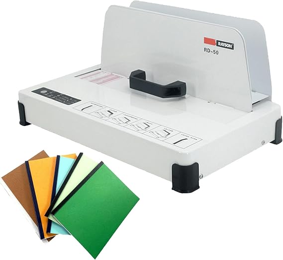 Thermal Binding Machine, All-Metal Construction, 500 Sheets Capacity Book Binding Machine, Heat Binding Machine for A3/A4/A5/Letter Size Documents, 3 Levels Time Setting