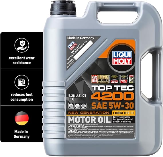 リキモリ Liqui Moly Top Tec 4200シリーズ 合成油 モーターオイル 5W-30 5 Liters 2011