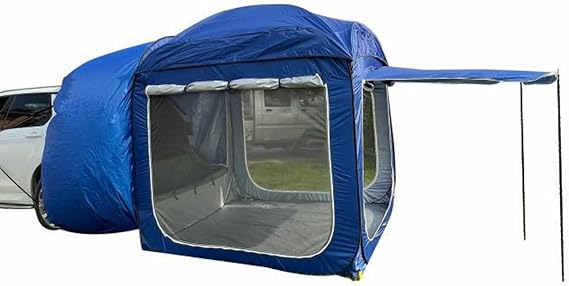 SUV Tent Car Awning Rainproof Camping Outdoor Shade Shelter for Car, Truck, or SUV - Easy Setup, Lightweight, and Durable