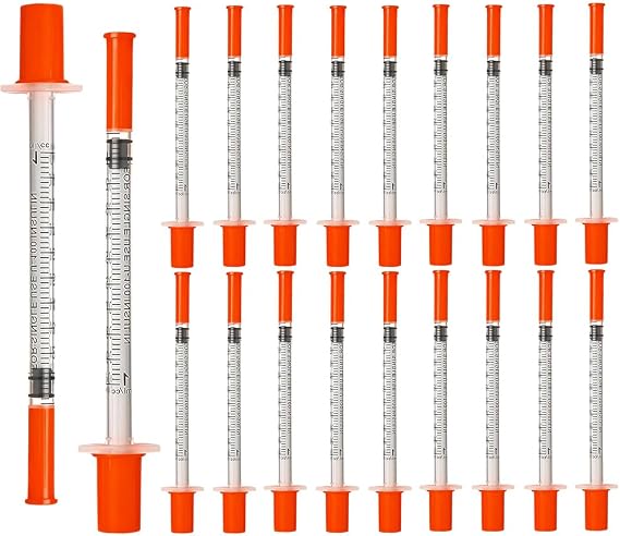 20Pcs 1ml 31G 6mm Individually Wrapped Plastic Dispensing & Measuring Tools