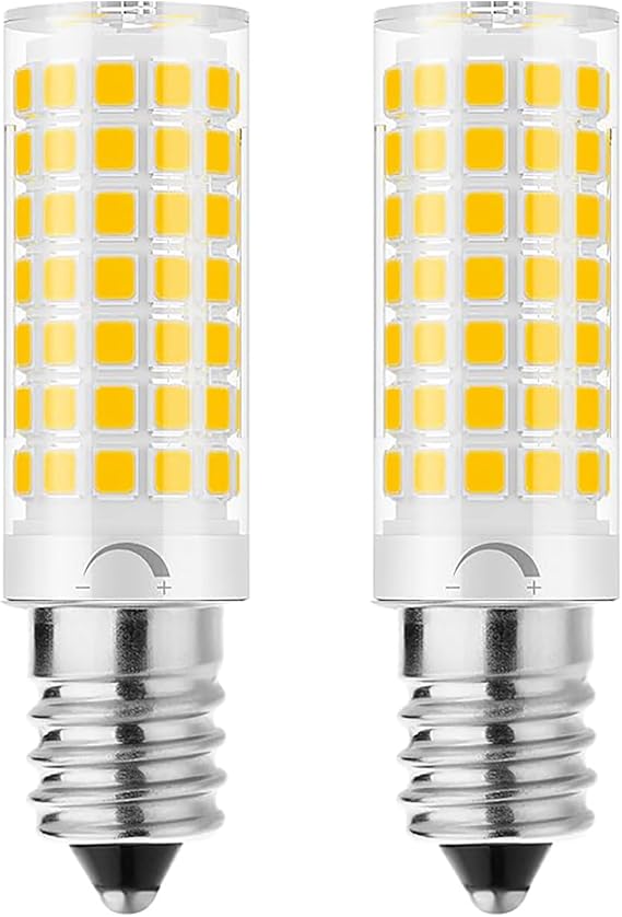 E14 LED Bulb with E14 Base, Ceramic Base, 7W 70W Halogen Lamp Equivalent, 700lm, High Brightness, 3000k, Light White, Dimmable, All Light Distribution, Pack of 2 Warm White 3000k