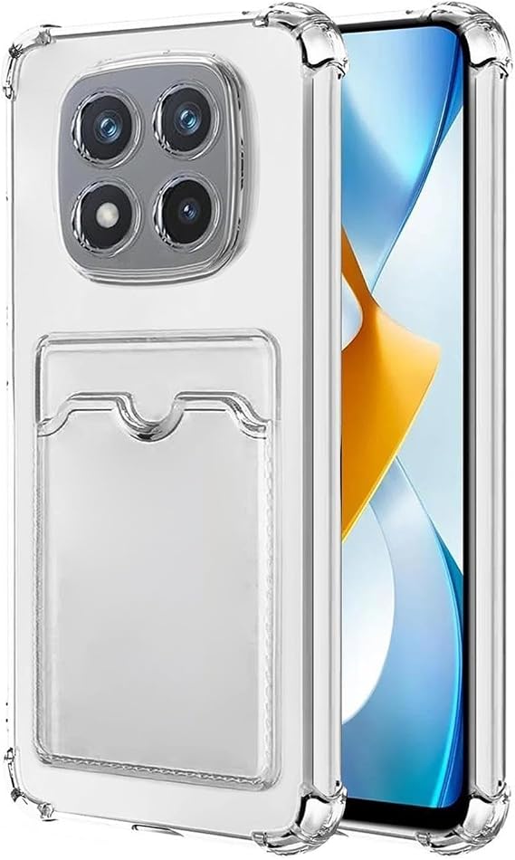 Microsonic Xiaomi Redmi Note 14 Pro 5G Card Slot Shock için Kılıf Şeffaf [Redmi Note 14 Pro 5G ile Uyumlu Kılıf - Şeffaf]