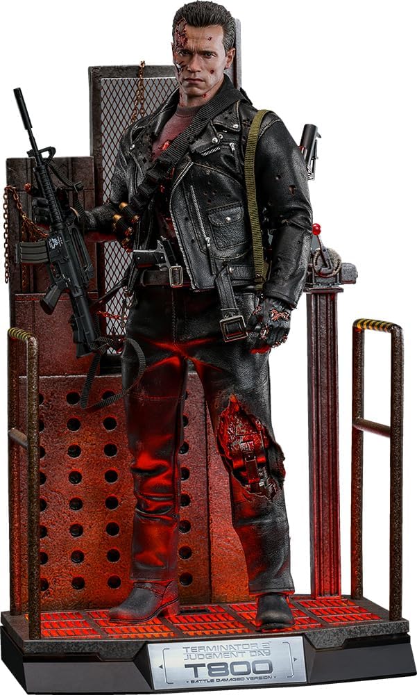 Movie Masterpiece DX Terminator 2 T-800 Battle Damage2.0 Version 16 Scale Figure