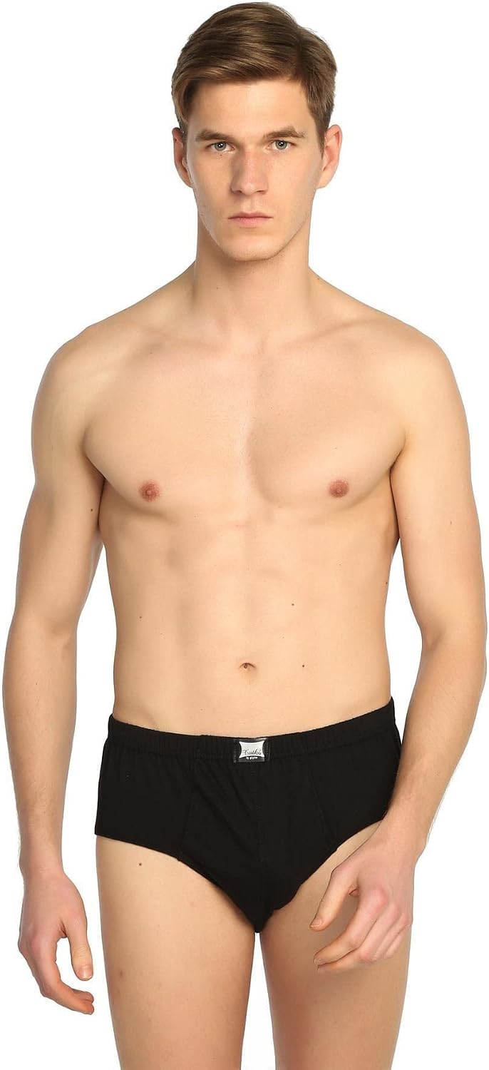 Tutku Erkek Beyaz Penye Slip Külot 6'l Paket
