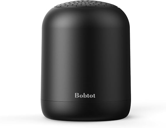 Bobtot Portable Bluetooth Speaker, 24 Hours Playtime, TWS Pairing, Black