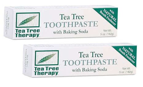 Tea Tree Therapy Toothpaste with Baking Soda 5 Oz (2 Pack)