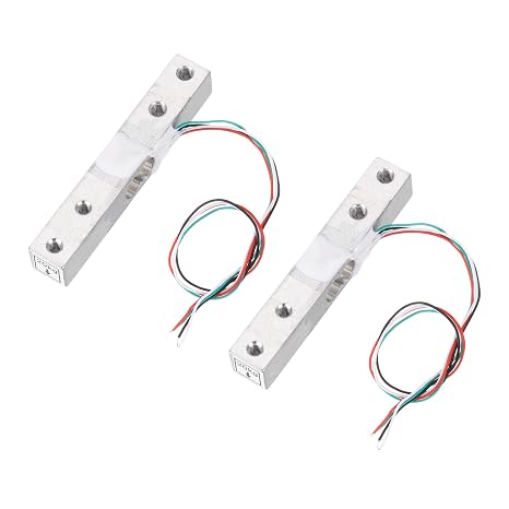 sourcing map 2PCS Digital Load Cell Weight Sensor 20KG Pressure Load Cell Weighting Sensor High Precision Miniature for DIY Portable Electronic Kitchen Scale Kit