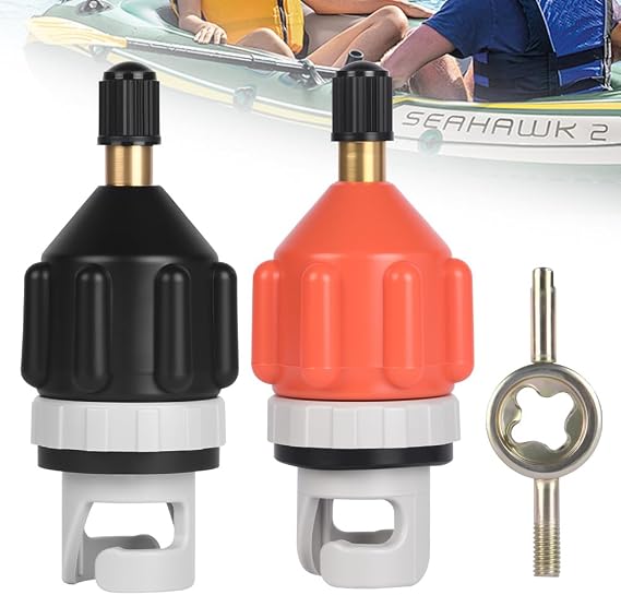OFFCUP Canoe Valve Adapter, Air Pump Sup Converter, Air Pump Multifunction Inflatable Valve Adapter Accessories for Paddle Board Canoe Kayak Inflatable Boat