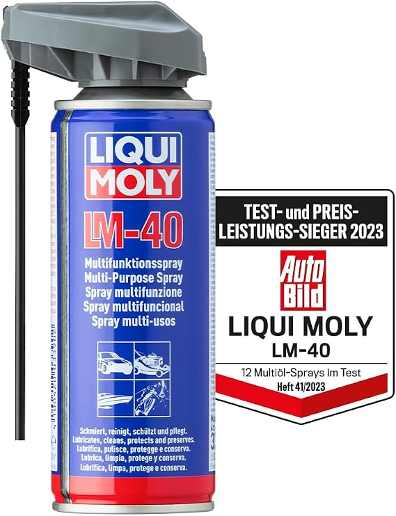 LIQUI MOLY LM 40 Multi-Purpose Spray | 200 ml | Corrosion protection | Rust removal | SKU: 3390