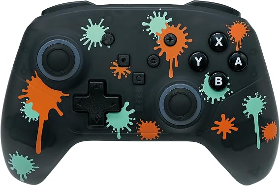 エラムド eramd Switch2用ワイヤレスコントローラー スケルトン ペイント Switch2/Switch/Switch Lite/有機EL/PC/Steam対応 有線・無線両対応 連射機能 マクロ機能 6軸ジャイロセンサー スリープ解除対応