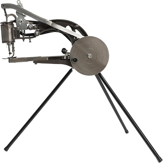 Heavy Duty Leather Sewing Machine, 6 Bearing Leather Shoes Sewing Machine, 360° Hand Shoe Repair Machine, for Canvas Cotton Linen, Bags, Cloths