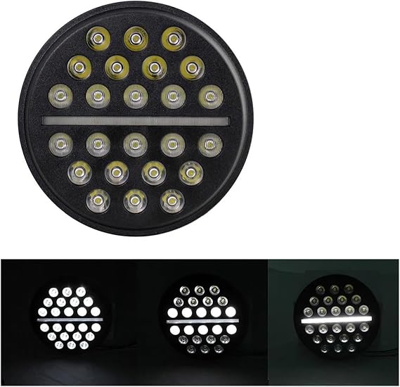 AVFORA Headlamp For Softail 1991-2009 2010 2011 2012 2013 7 Inch 5.75 Inch 4.5 Inch Round LED Headlight High Low Beam Light With DRL Headlamp Motorcycle Motorcycle Headlight