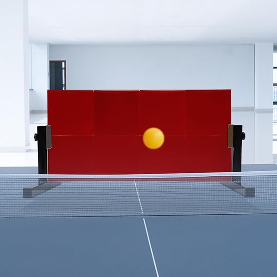 Table Tennis Return Board Training Device, Countertop Ping Pong Reboard Plate, 8 Rubber Blocksfor People Who Have Some Basic Table Tennis Skills