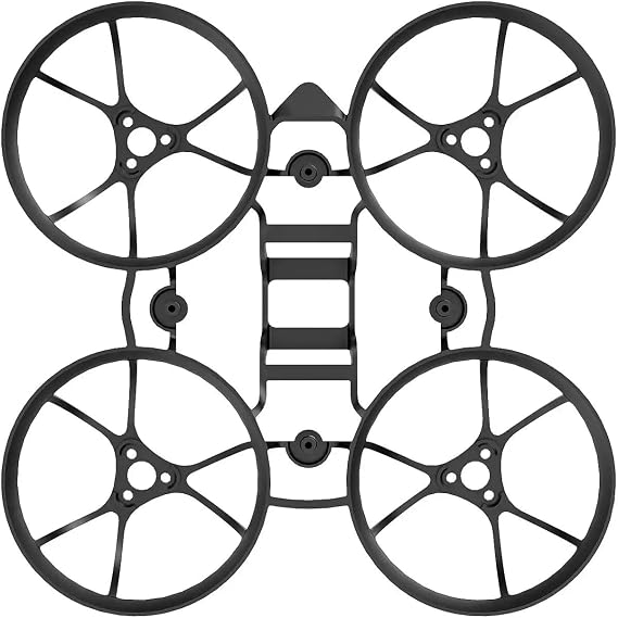 Drones Parts For BETAFPV Meteor65 Air65 Brushless Whoop Frame 65MM for Air65 Meteor65 1S Brushless FPV Whoop Drone Quadcopter(Black)