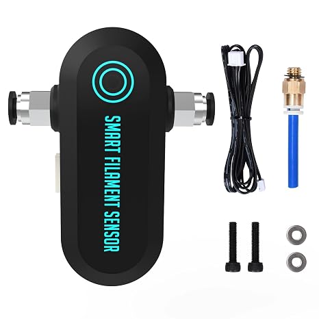 BIQU DIRECT 3D Printer Part Smart Filament Sensor Break Detection Module 1.75mm Filament Detector Sensor for SKR MINI E3 SKR V1.3 3D Printer Control Board