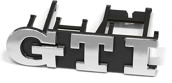 Genuine VW GTI Anniversary Front Grill Badge Emblem Chrome - 1J6853679C FDY