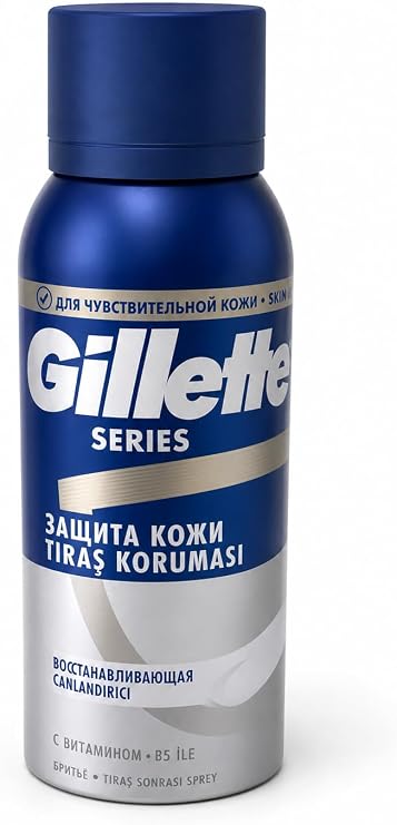 Gillette Series Yeşil Çay İçeren Canlandırıcı Tıraş Köpüğü, 200ml