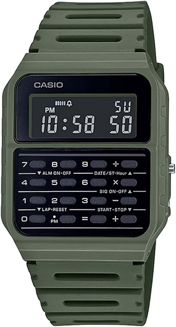 Casio Standard Wristwatch with Calculator Function, Calculator Watch CA-53WF Overseas Model Parallel Import