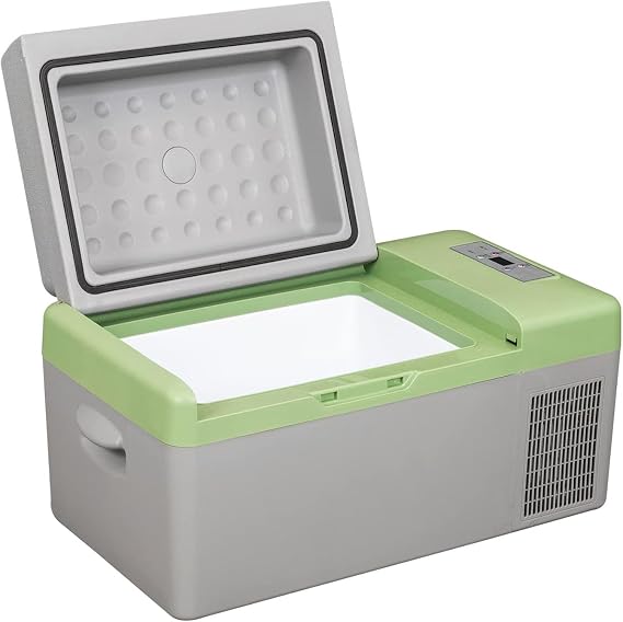 Portable Freezer, 21QT(20L) Car Refrigerator, 12V Cooler Refrigerator for Car & Home Use, Fast Cooling -4℉~68℉, DC 12/24V, AC 110/240V