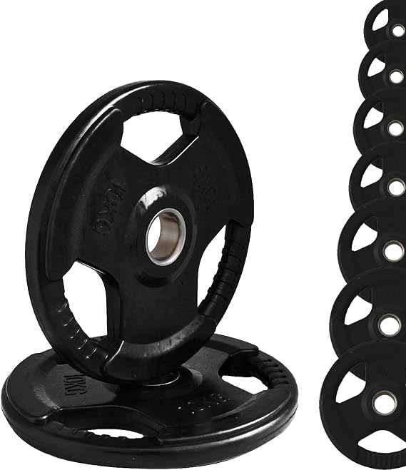 Olimpiyat döküm diskler, delik, çap 50 mm, fitness salonu ve ev jimnastiği için, 1,25 ila 25 kg, gidon ve dambıl için
