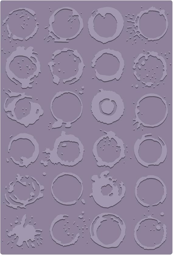 Sizzix 2D Embossing Folder, Large/A5, Vault Ringer by Tim Holtz, 1 Piece