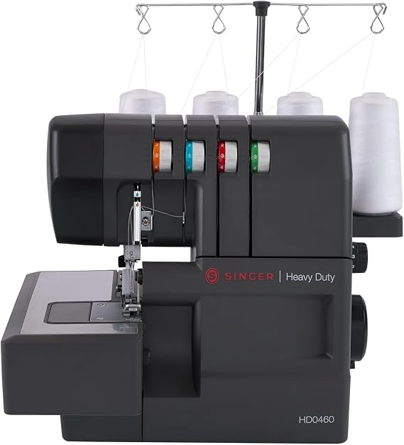 SINGER® Heavy Duty 0460™ Serger Overlock Machine, 13 Built-In Stitching