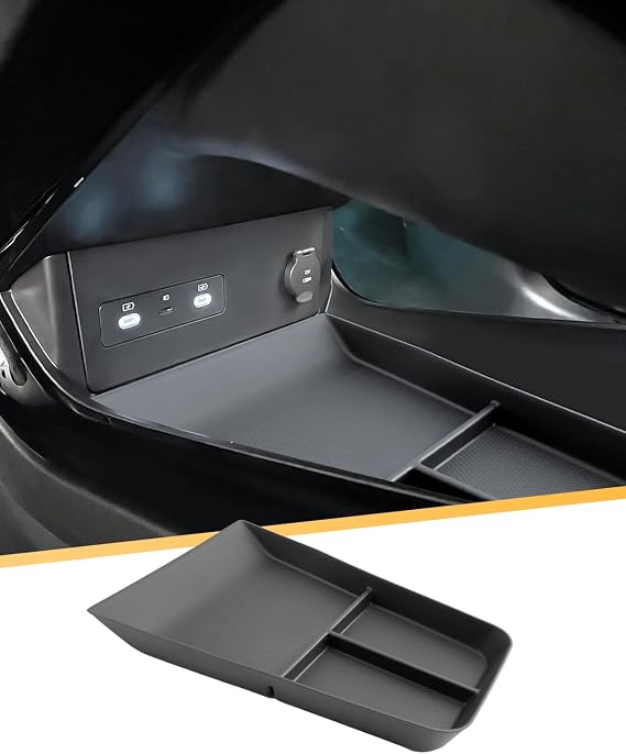 LFOTPP Organiser Tray Bottom Centre Console for BYD Seal U EV DM-i 2023-2025, Centre Console Bottom Box Silicone Car Central Control Storage Organiser Organiser Seal U Accessories