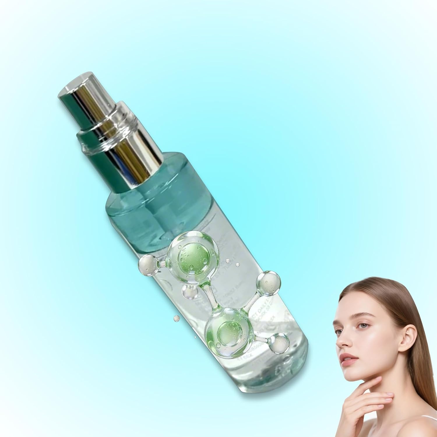 Hydrating Capsule Face Mist with Hyaluronic Acid & Collagen, PDRN Glow Serum Spray for Instant Plumping & Firming Care, Korean Skincare Moisturising Mist for Dewy Glass Skin, 100ml
