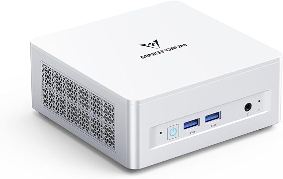 MINISFORUM UM880 Plus Mini PC with AMD Ryzen 7 8845HS (8C/16T, Up to 5.1GHz), Radeon 780M 32GB DDR5 SSD PCIe4.0 1TB Mini Computer, OCuLink, 5 USB Ports, Triple Display with HDMI+DP+USB4, Wifi6e