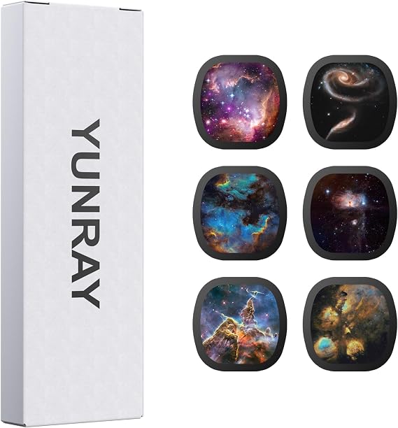 YUNRAY Galaxy Projector Disc Ultra HD Projector Slide, Compatible with YUNRAY Galaxy Projector Pro and Model SKE-TKQ01 & BL-DQY02 (Pro Version) Projectors 6 Disc Set