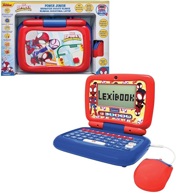 LEXIBOOK, Spidey Educational Laptop for kids, JC398SPi1