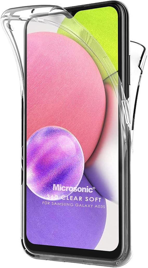 Microsonic Samsung Galaxy A24 Kılıf 6 Tarafı Tam Full Koruma 360 Clear Soft Şeffaf [Galaxy A24 ile Uyumlu Kılıf - Şeffaf]