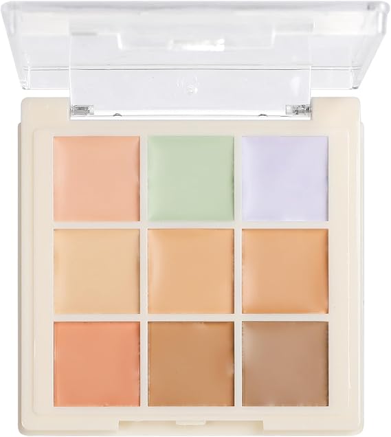 Full Coverage Colour Corrector Concealer Palette, for Dark Circles Redness