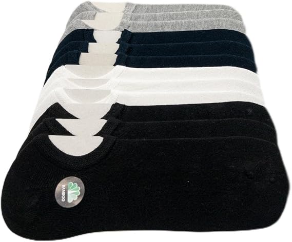 SOCKS Premium Bambu 12 Çift Siyah-Beyaz-Lacivert-Gri Unisex Dikişsiz Görünmez Sneaker Çorap SİYAH BEYAZ GRİ LACİVERT -1