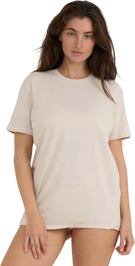 Organic Basics Women's Easy Crewneck Short Sleeve Tee Easy Crewneck Short Sleeve Tee