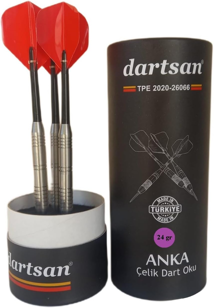 Anka Ilk Türk Malı Çelik Dart Oku 24gr