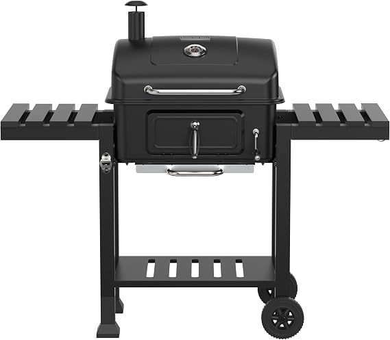 BBQ - Charcoal, Bottle Opener, Integrated Thermometer