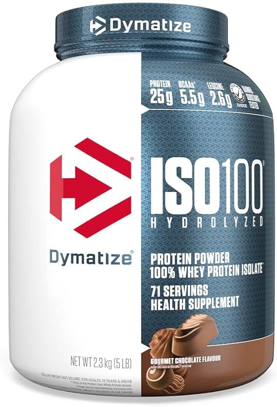 ISO-100 100% Hydrolyzed Whey Protein Isolate, Chocolate, 8.9 oz 2,275 g, International Direct Shipping
